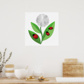 3 Ladybugs Poster (Keuken)