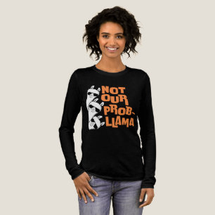 3 Lama Niet Ons Probllama Drie Gestapelde Zonnebri Tri-Blend Shirt