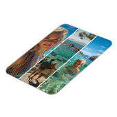 3 Lange Verticale Strip Boho Foto Magneet (Linkerzijde)