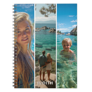 3 Lange Verticale Strip Boho Foto Notitieboek