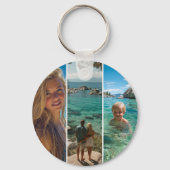 3 Lange Verticale Strip Boho Foto Sleutelhanger (Achterkant)