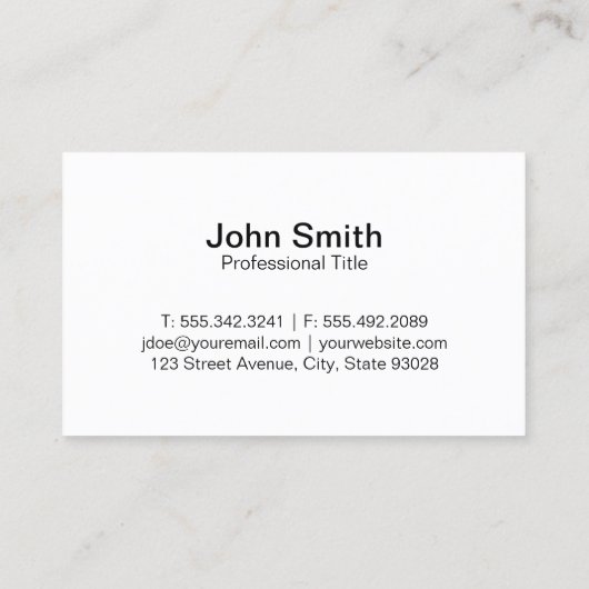 3 Leaf | Eco Friendly 2 / Textuur Visitekaartje (Achterkant)