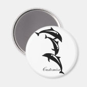 3 Leapingbruinvissen Thunder_Cove Magneet (Voorkant / Achterkant)
