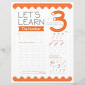 3 Learn To Draw Number 3 Teacher Home Schooling  (Voorkant)