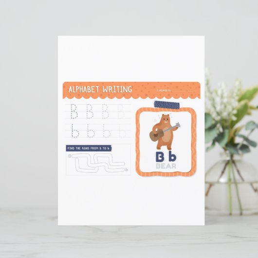 3 Learn To Spell Letter B Teacher Home Schooling (Staand voorkant)