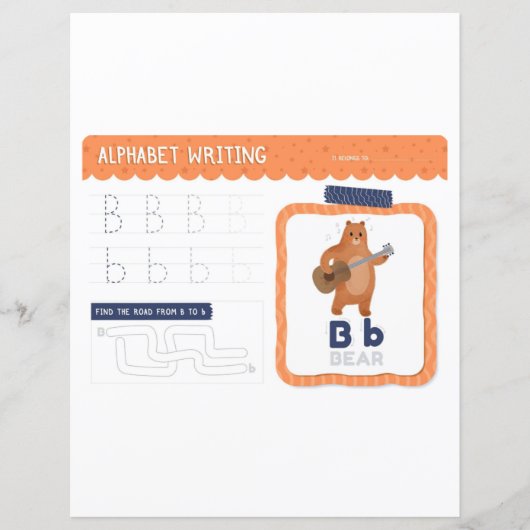 3 Learn To Spell Letter B Teacher Home Schooling (Voorkant)