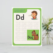 3 Learn To Spell Letter D Teacher Home Schooling (Staand voorkant)