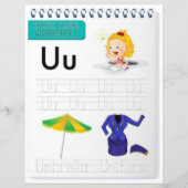 3 Learn To Spell Letter U Teacher Home Schooling (Voorkant)