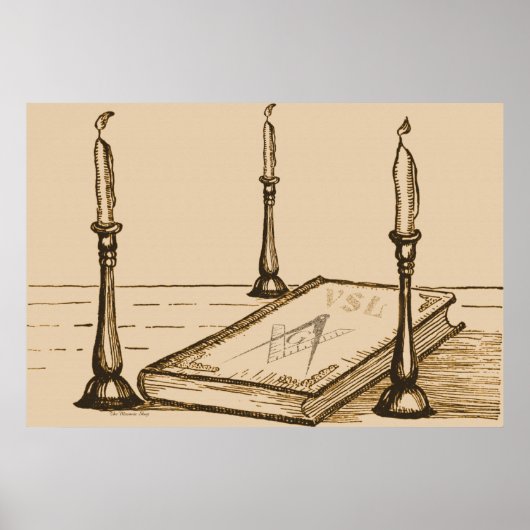 3-Lesser-lampjes Poster (Voorkant)