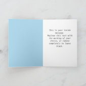 3 Letter-naam Happy Birthday-kaart Kaart (Binnen)