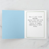 3 Letter-naam Happy Easter Kaart (Binnen)