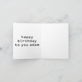 3 leuke  retro Sci Fi Robot Verjaardagskaarten Bedankkaart (Binnen)