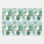 3 Leuke wintervakantie thema Inpakpapier Vel (Voorkant)