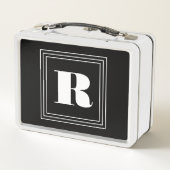 3 Lijst Monogram | Zwart-wit (Achterkant)