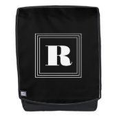 3 Lijst Monogram | Zwart-wit Rugtassen (Voorkant)