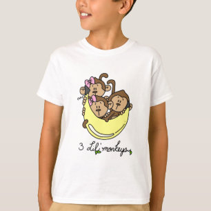 3 Li'l Monkeys Tshirts en Gifts