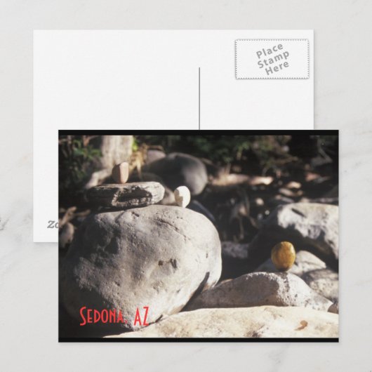 3 lil Rocks Briefkaart (Voorkant / Achterkant)