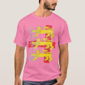 3-Lions en St. George's Cross () T-shirt (Voorkant)