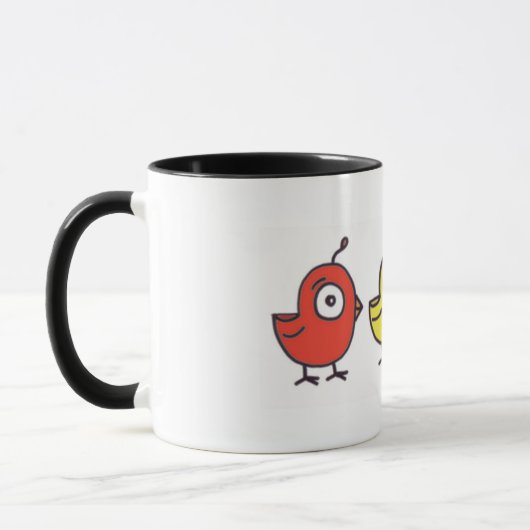 3 Little Birdies Coffee Cup Mok (Links)