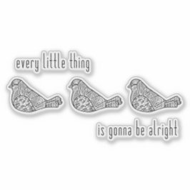3 Little Birds Sticker