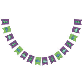 3 Little Dinos Vlaggetjes