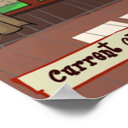 3 Little Social Media Savvy Pigs Funny Poster (Hoek)