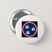 3 Little Tn Pigs Funny BBQ Ronde Button 5,7 Cm (Voorkant /achterkant)
