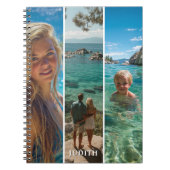 3 Long Vertical Strip Boho Photo Notitieboek (Voorkant)