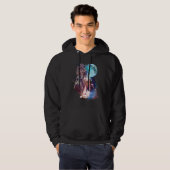 3 Maan Hippo Grappig Hippopotamus Grafische Dieren Hoodie (Voorkant volledig)