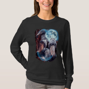 3 Maan Schoenbekooie Waadvogel Dier T-shirt