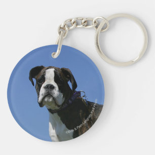 3 maanden oude BOXER Puppy Sleutelhanger