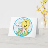 3 maanden van de Geïnspireerde Mijlpaal Kaart (Gele Bloem)