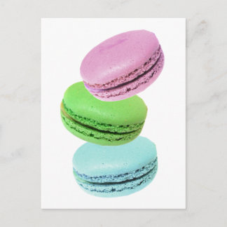 3 macarons briefkaart