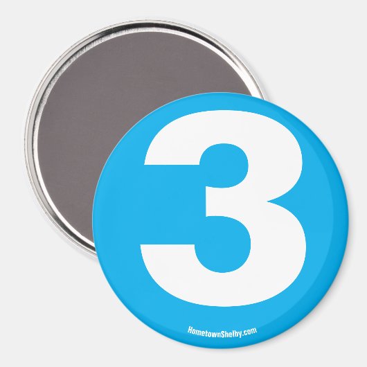 3 magneet (Voorkant / Achterkant)