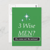 3 Mannen? Kom op. Briefkaart (Voorkant / Achterkant)