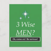 3 Mannen? Kom op. Briefkaart (Voorkant)