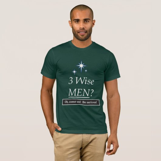3 Mannen? Kom op. T-shirt (Voorkant volledig)
