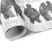 3 Marines Cadeaupapier (Rol Hoek)