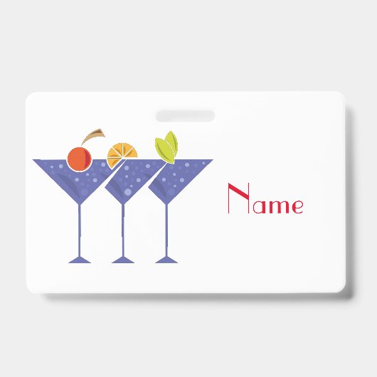 3 Martini Cocktails Thunder_Cove Badge (Voorzijde)
