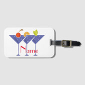 3 Martini Cocktails Thunder_Cove Bagagelabel (Voorkant (horizontaal))