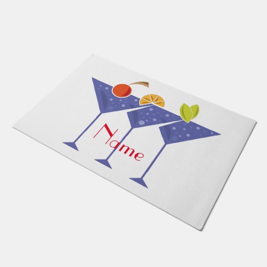 3 Martini Cocktails Thunder_Cove Deurmat (Schuin)