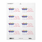 3 Martini Cocktails Thunder_Cove Etiket (Full Sheet)