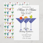 3 Martini Cocktails Thunder_Cove Kaart (Voorkant / Achterkant)