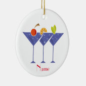 3 Martini Cocktails Thunder_Cove Keramisch Ornament (Rechts)