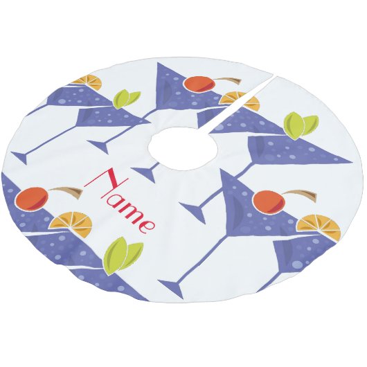 3 Martini Cocktails Thunder_Cove Kerstboom Rok (Gekanteld)