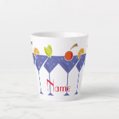 3 Martini Cocktails Thunder_Cove Latte Mok (Voorkant)