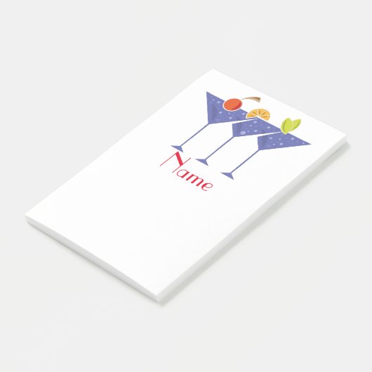 3 Martini Cocktails Thunder_Cove Post-it® Notes (Schuin)