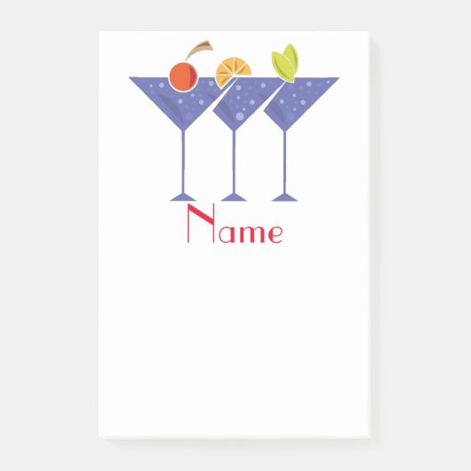 3 Martini Cocktails Thunder_Cove Post-it® Notes (Voorkant)