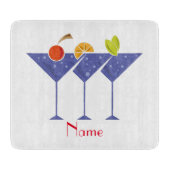 3 Martini Cocktails Thunder_Cove Snijplank (Voorkant)