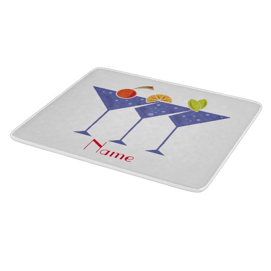 3 Martini Cocktails Thunder_Cove Snijplank (Hoek)